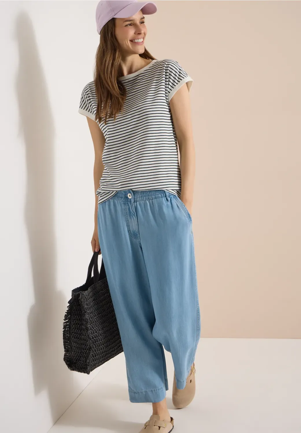 Cecil Shirt met boothals, palm breeze green Cecil Shirt met boothals, palm breeze green