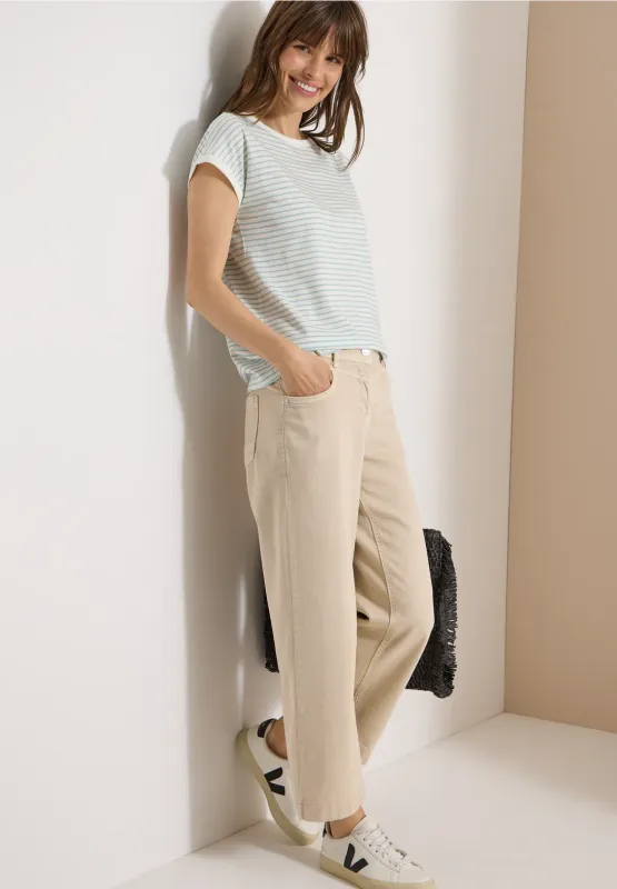 Cecil Shirt met boothals, crystal mint