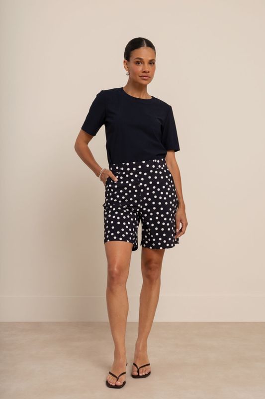Studio Anneloes Lexie dot short, black/ecru