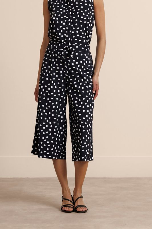 Studio Anneloes Grace dot culotte, black/ecru