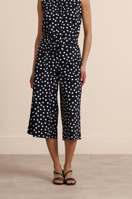 Studio Anneloes Grace dot culotte, black/ecru