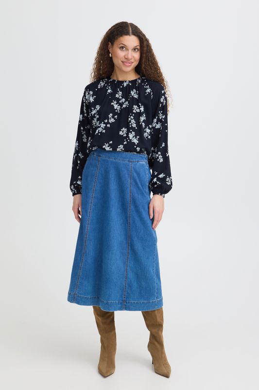 Fransa blouse, SCATTER FLORAL SALUTE