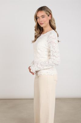 Nukus Wies Top Lace, Off White