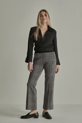 Para Mi Noa - Knitted Jacquards Check Camel Para Mi Noa - Knitted Jacquards Check Camel