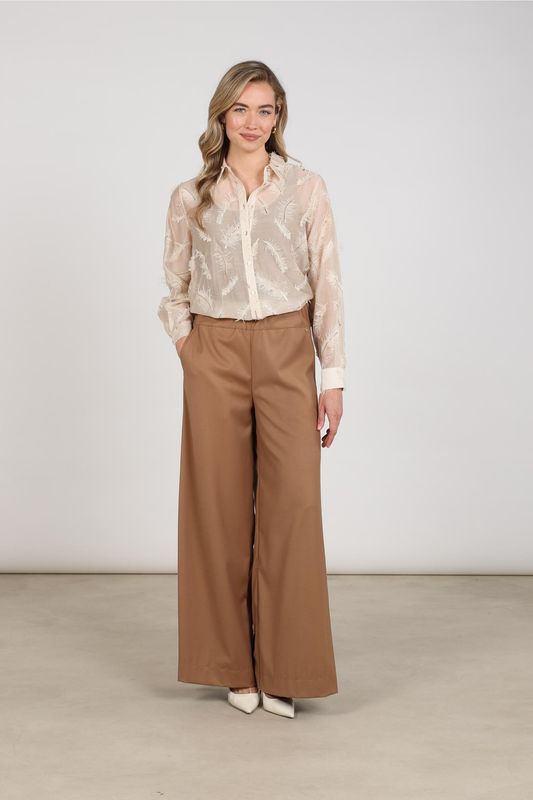 Nukus Aysha Blouse Feathers, Sand