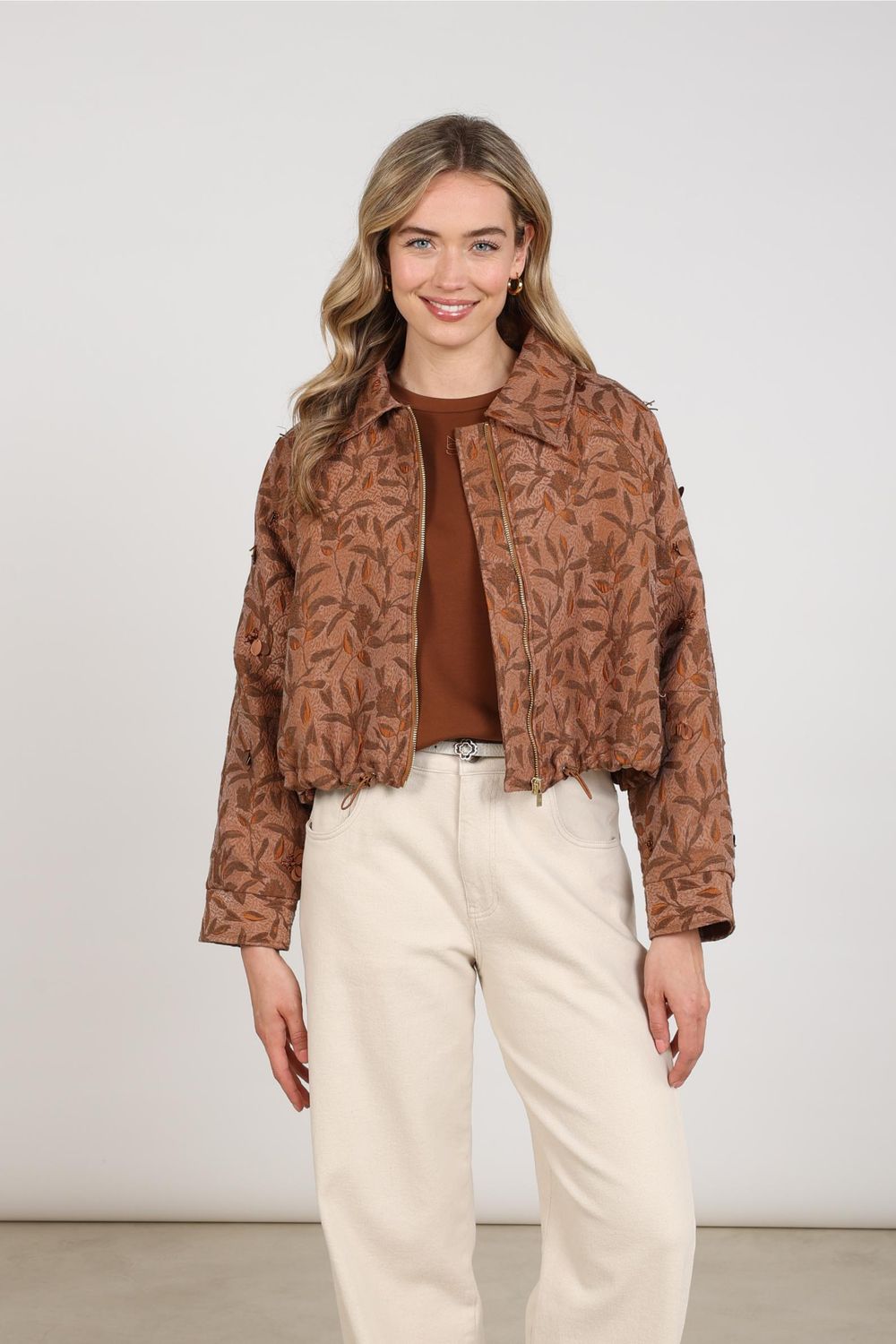 Nukus Daisey Jacket Flower, Toffee