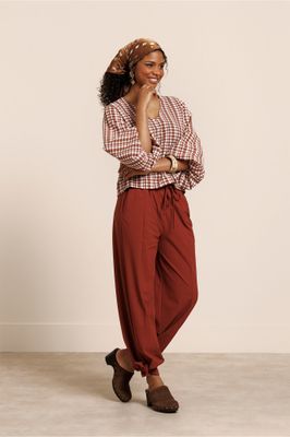 Studio Anneloes Darie balloon trousers, rust