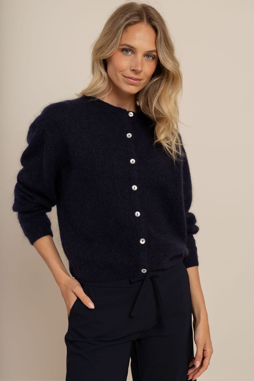 Studio Anneloes Bibi cardigan, dark blue Studio Anneloes Bibi cardigan, dark blue