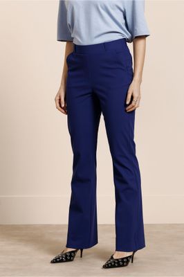 Studio Anneloes Flair bonded trousers, ink blue