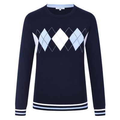 HV Society Pullover Yesinia, Navy HV Society Pullover Yesinia, Navy