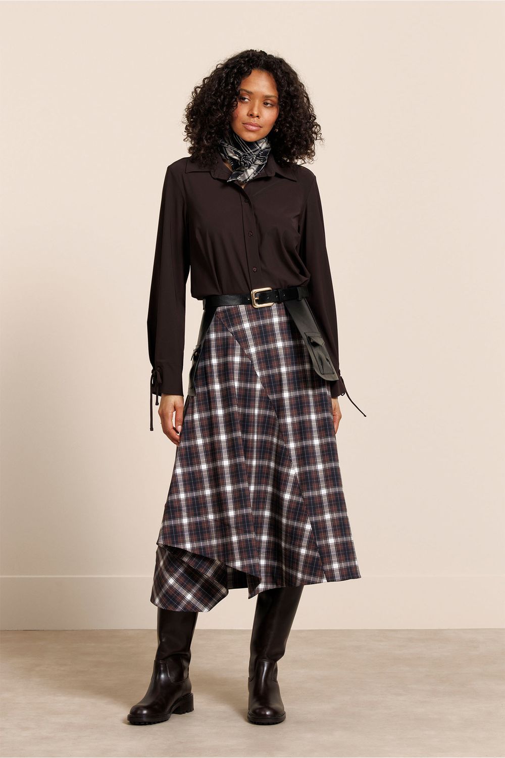Studio Anneloes Bernie blouse, espresso Studio Anneloes Bernie blouse, espresso