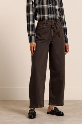 Studio Anneloes Babet denim trousers, espresso