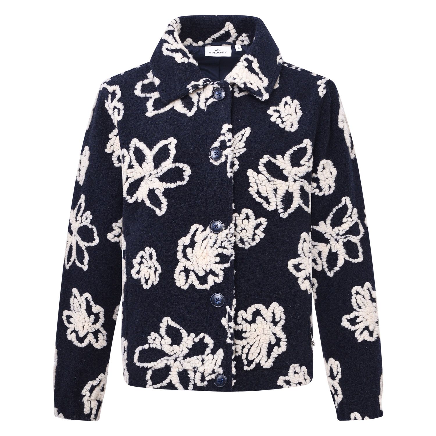 HV Society Cardigan Liva, Navy