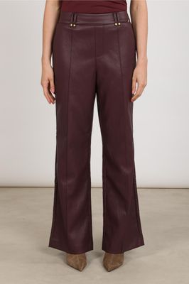 Nukus Jill Pants PU, Cherry