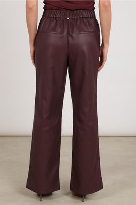 Nukus Jill Pants PU, Cherry