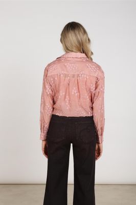 Nukus Aaliya Blouse Flower, Rose
