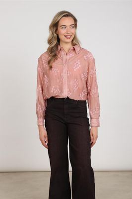 Nukus Aaliya Blouse Flower, Rose
