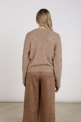 Nukus Konstanza Pullover Flower, Taupe