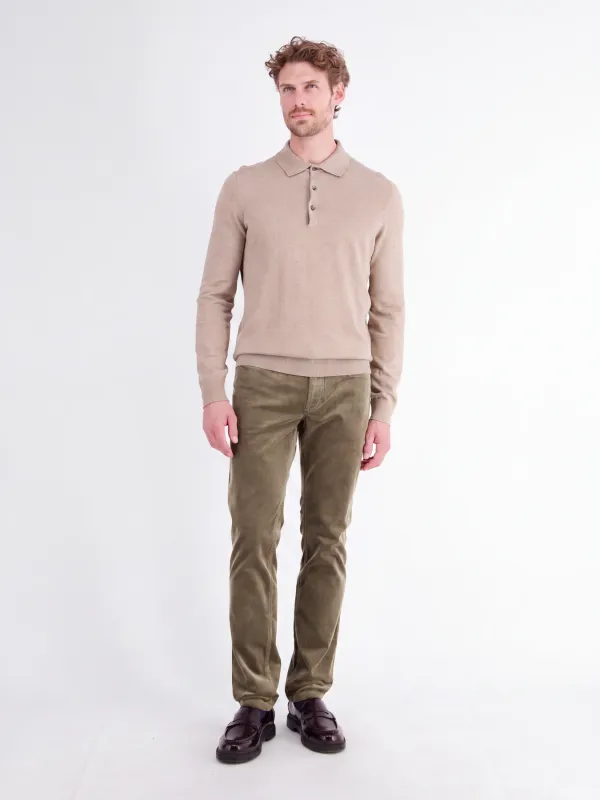 Lerros casual broek, claystone