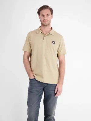 Lerros polo shirt, gravel beige
