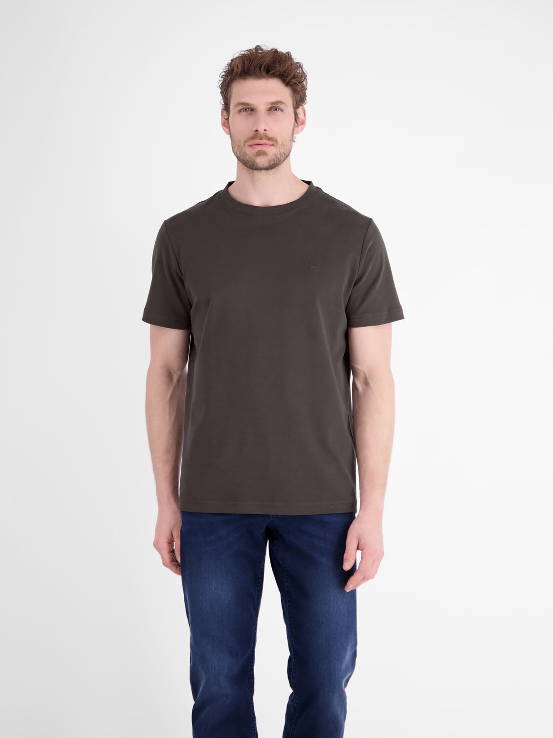 Lerroa t-shirt, timber brown Lerroa t-shirt, timber brown