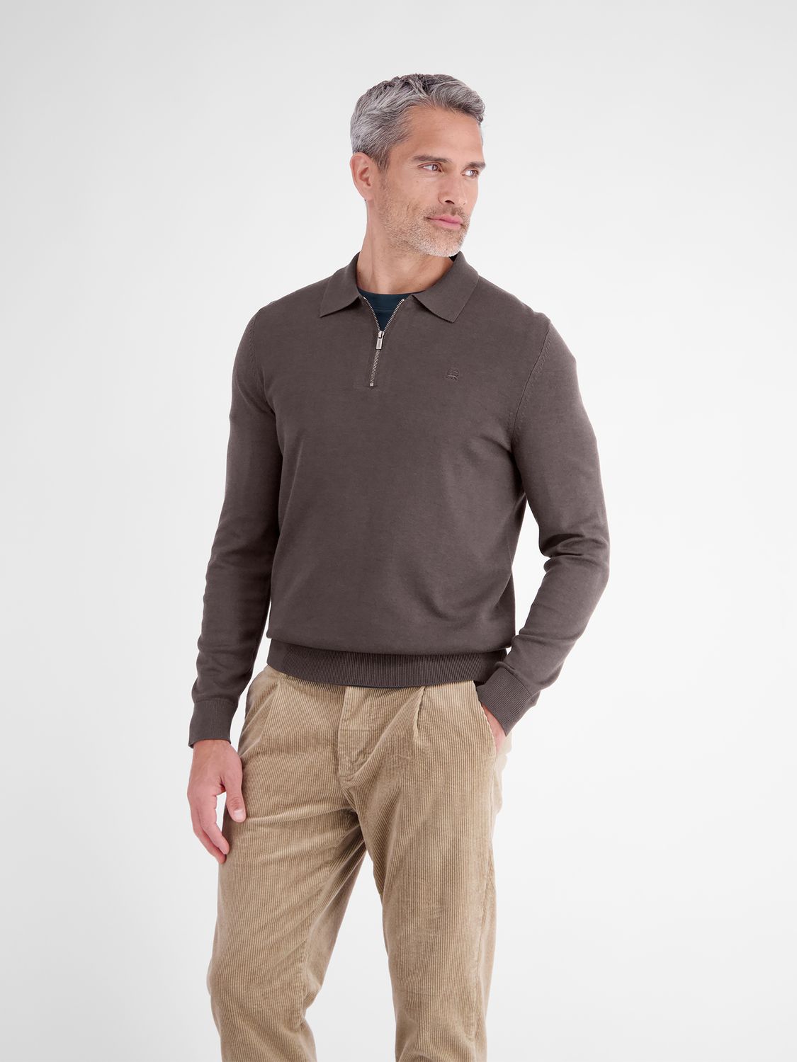 Lerros trui, timber brown Lerros trui, timber brown