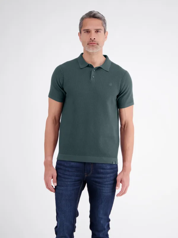 Lerros polo, cedar green