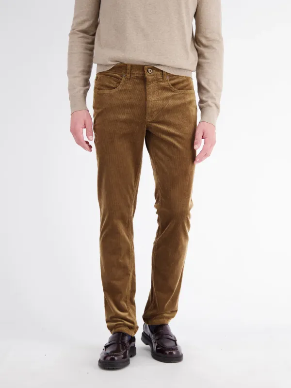 Lerros casual broek, sepia