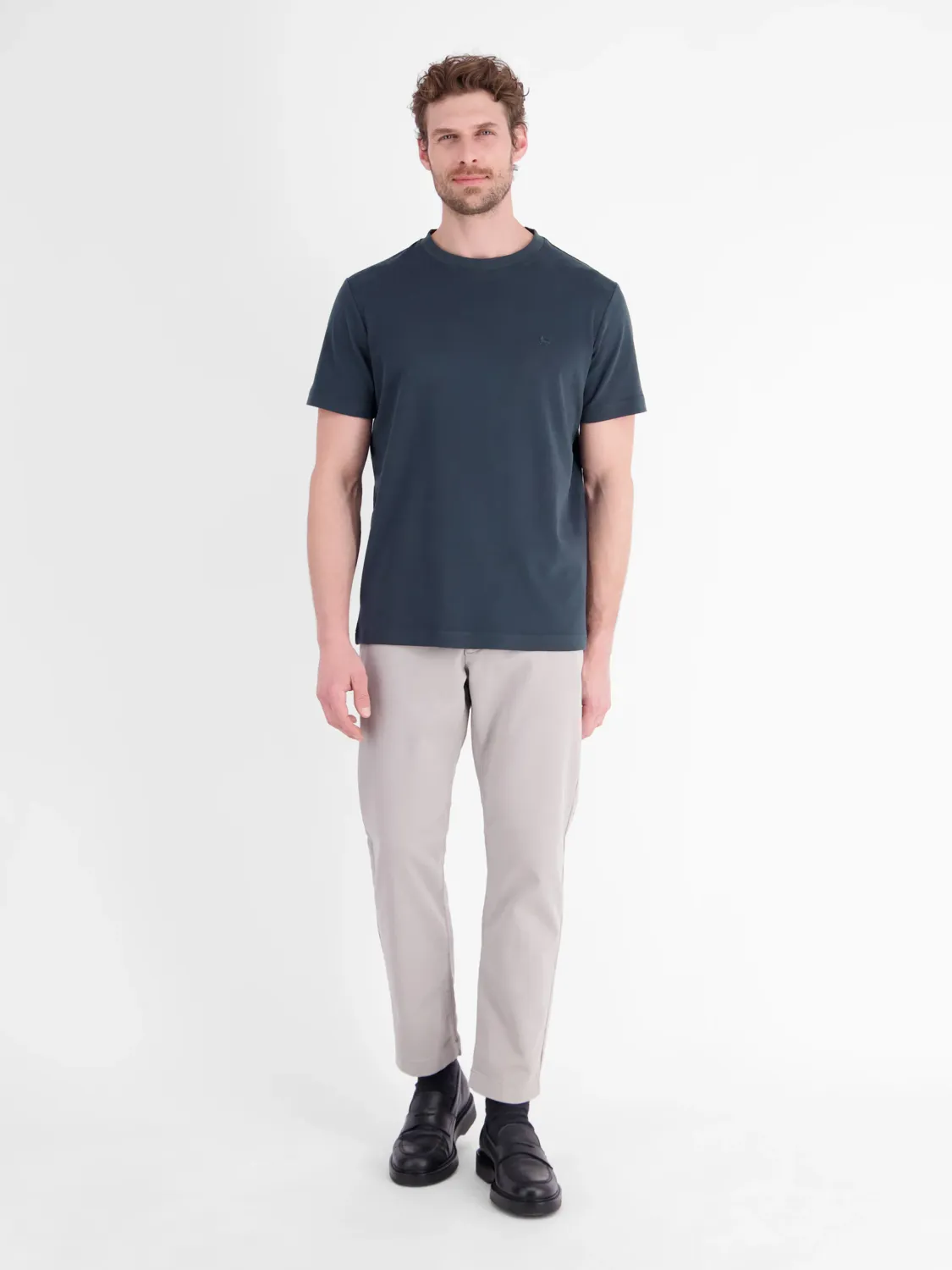 Lerros t-shirt, classic navy Lerros t-shirt, classic navy