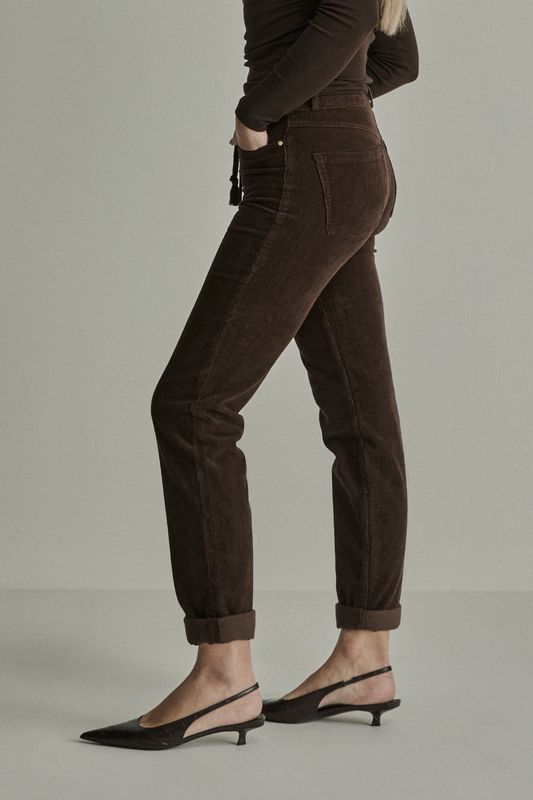 Para Mi Bobby - Vintage Corduroy, Deep Brown