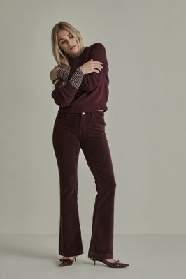 Para Mi Jade / Vintage Corduroy, Burgundy Red