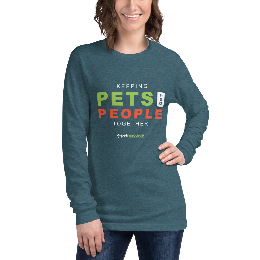 Unisex Keeping Pets and People Together Long Sleeve Tee