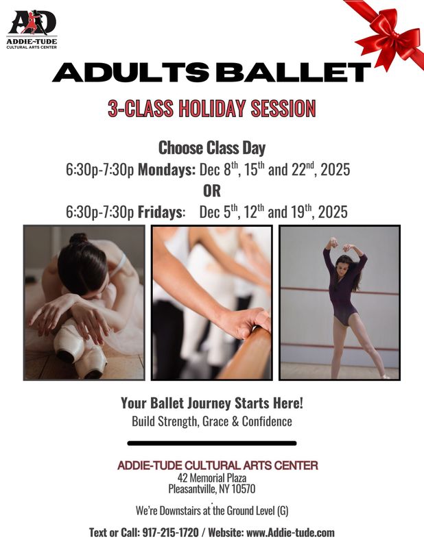 Adults Ballet Holiday Session!