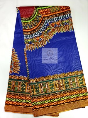 Blue Angelina Ankara/African Fabric