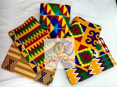 Scrap Pack- KENTE/Ankara/African Fabric