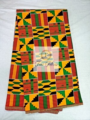 Classic Summertime Kente Print/Ankara African Wax