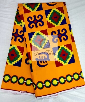 Tribal Print Classic Kente/Ankara/Wax Fabric