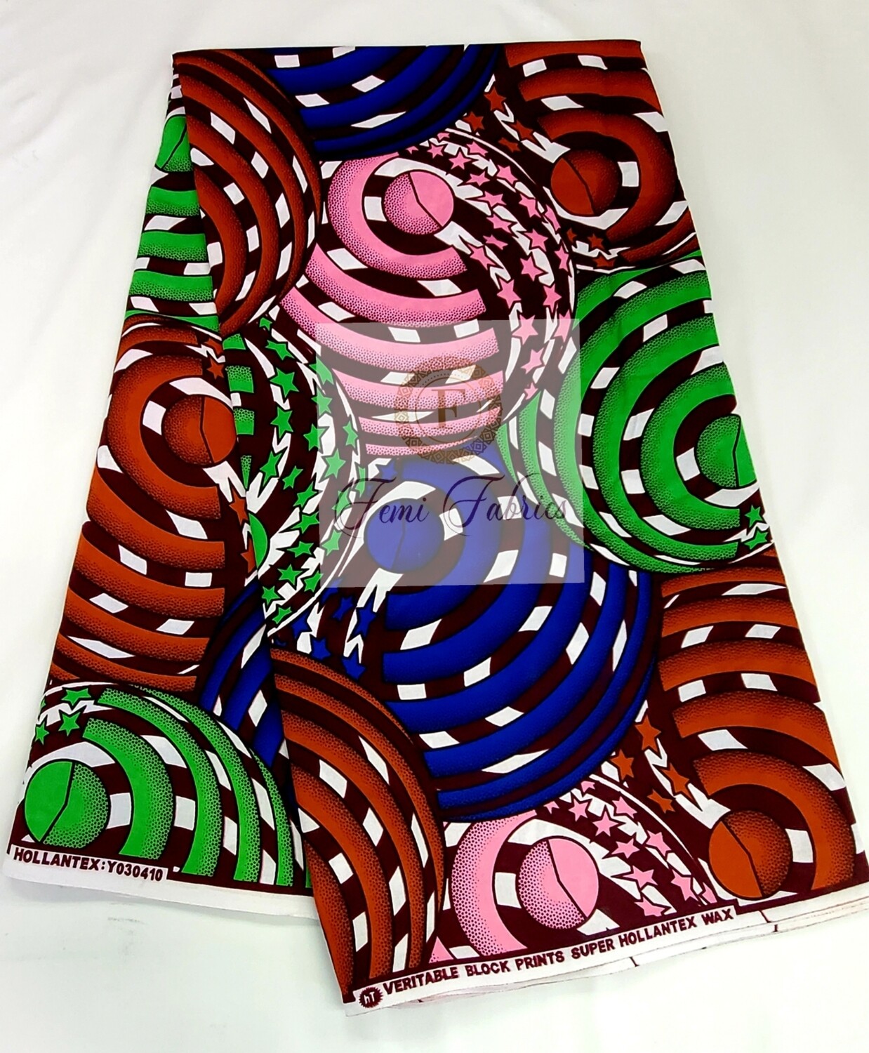 Colorful Circles/Ankara/African Fabric