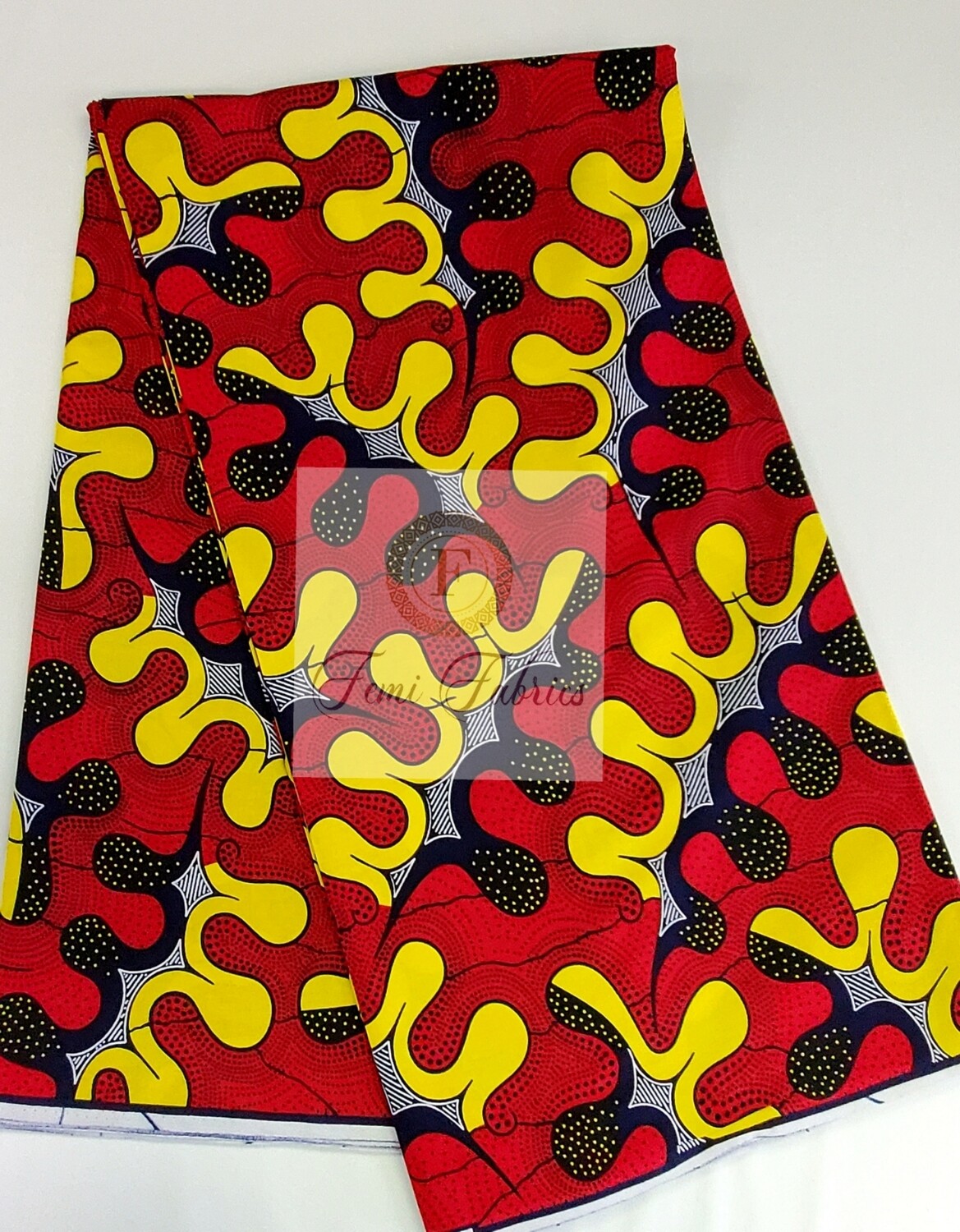 Red Yellow Marrow/Ankara/African Print Fabric