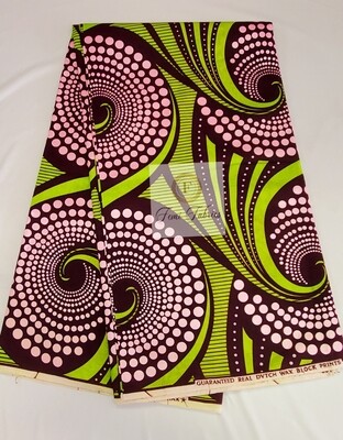 Shimmering Green/Ankara/African Fabric