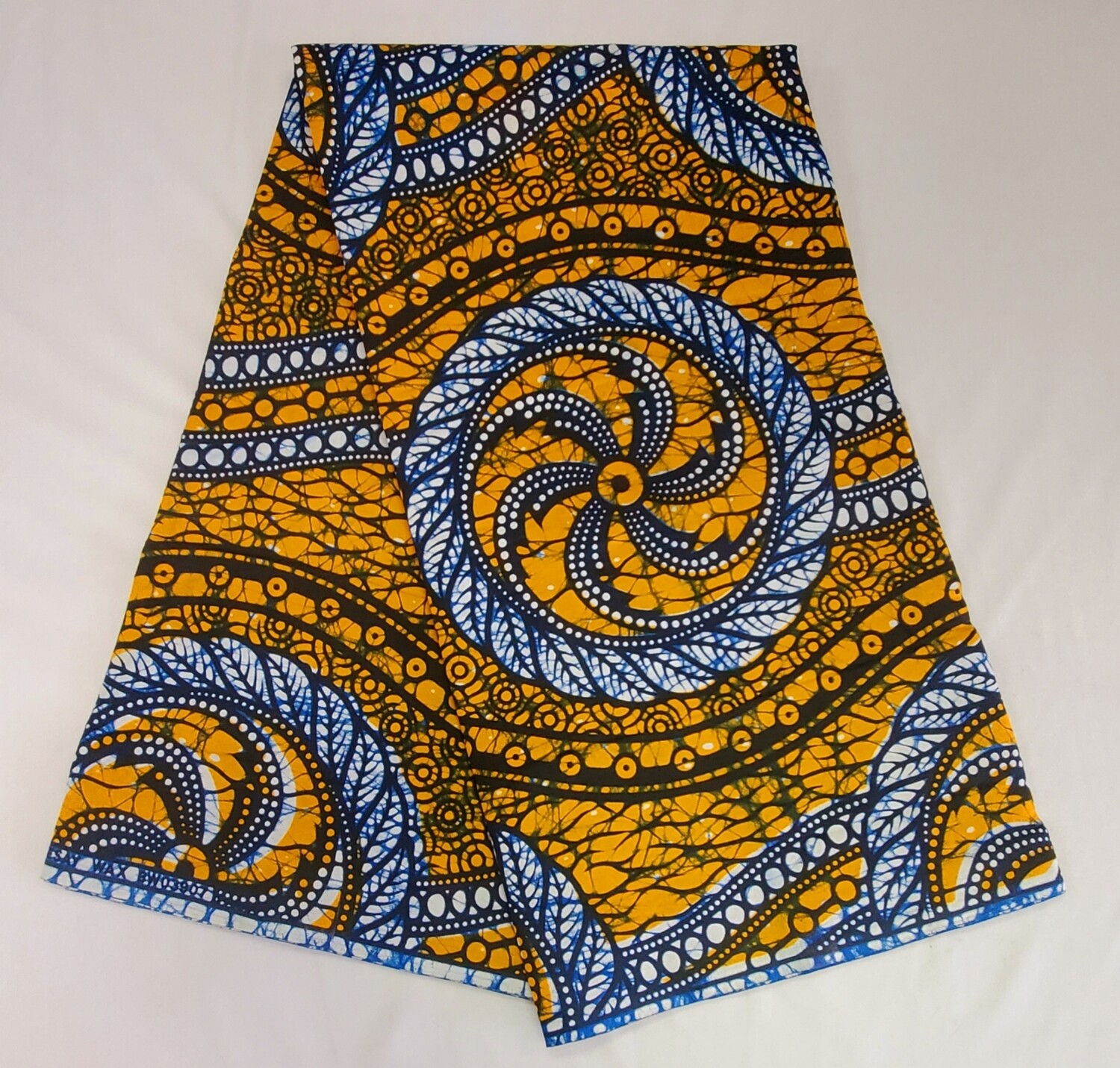 Golden Denim Wind/Ankara/African Fabric