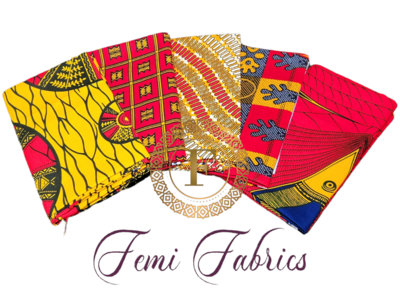 Scrap Pack- RED/Ankara/African Fabric