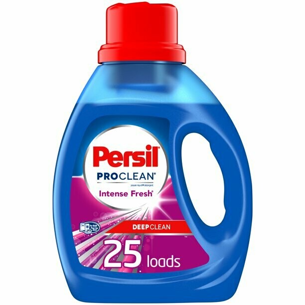 Persil Liquid Laundry Detergent, 25 Loads, Intense Fresh, 40 Fluid Ounces