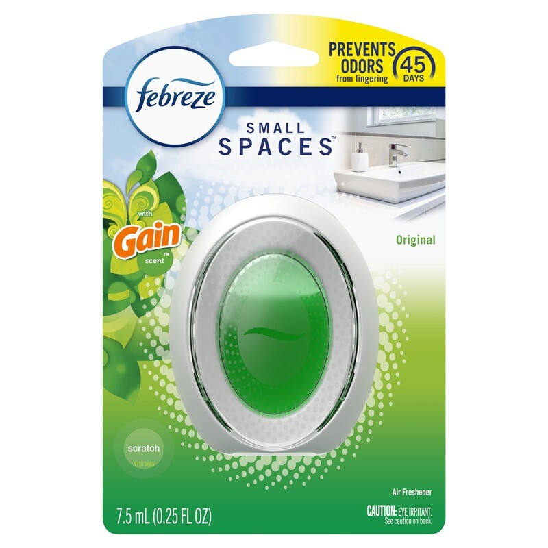 Febreze Small Spaces Air Freshener, Gain Original Scent, 1 Count
