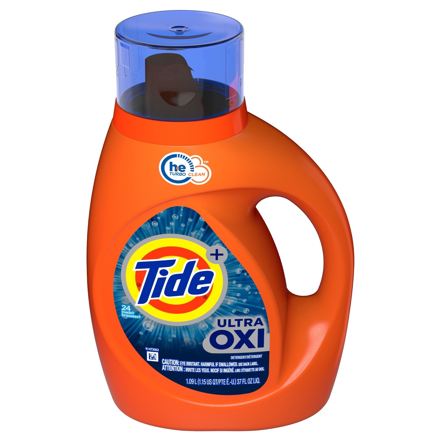 Tide Ultra Oxi Liquid Detergent, 24 Loads 34 fl oz