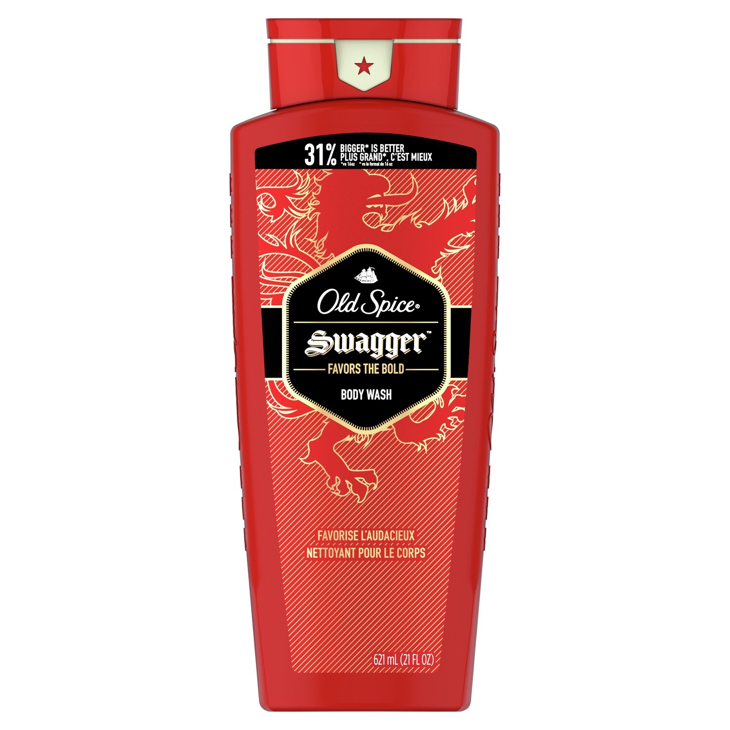 Old Spice Swagger Body Wash for Men, Scent of Confidence, 24 fl oz