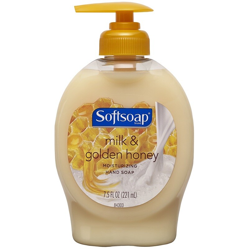 Softsoap Moisturizing Liquid Hand Soap, Milk &amp; Golden Honey - 7.5 oz