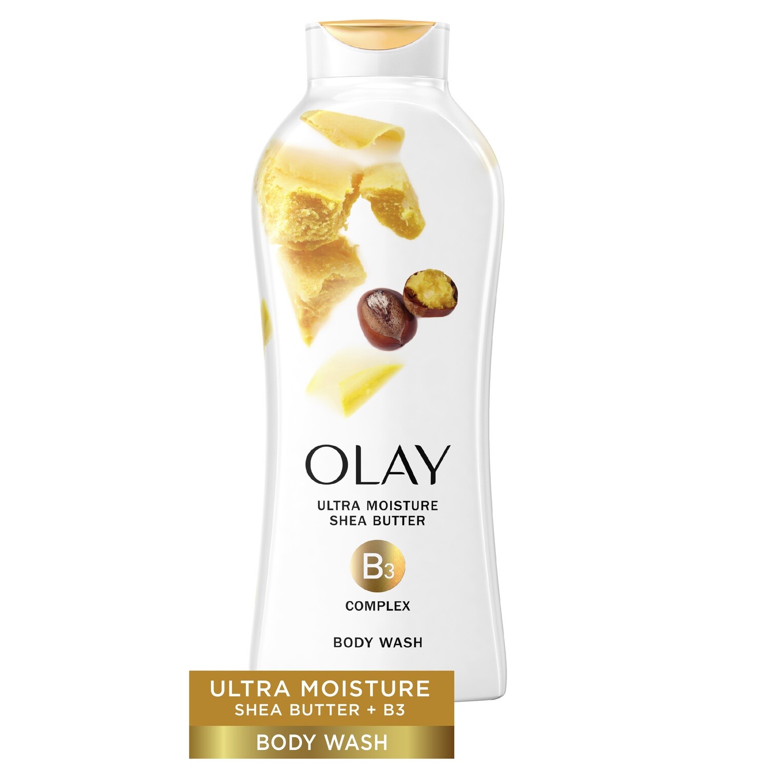 Olay Ultra Moisture Body Wash with Shea Butter, 22 fl oz