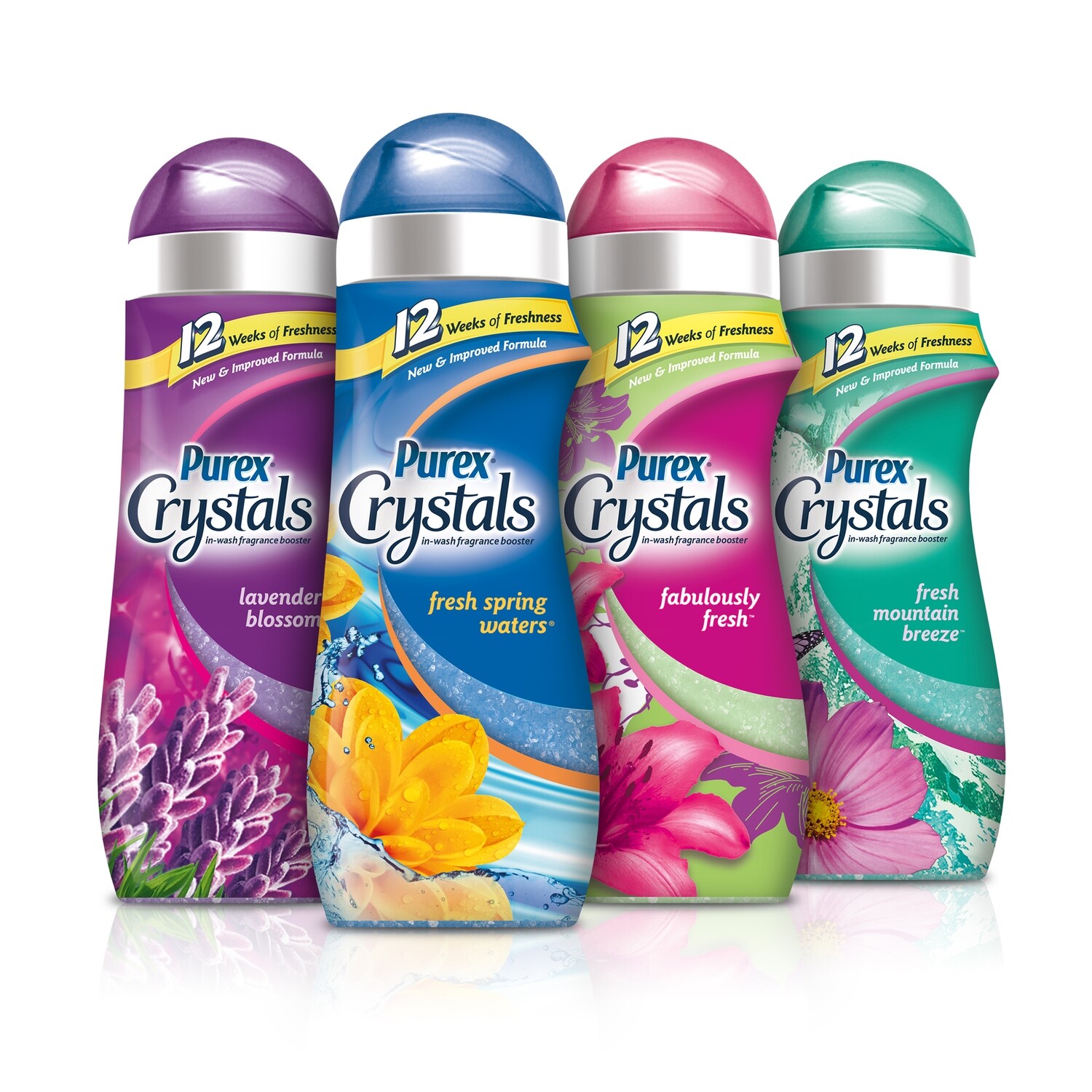 Purex Crystals In-Wash Fragrance Booster, Fabulously Fresh,21 oz