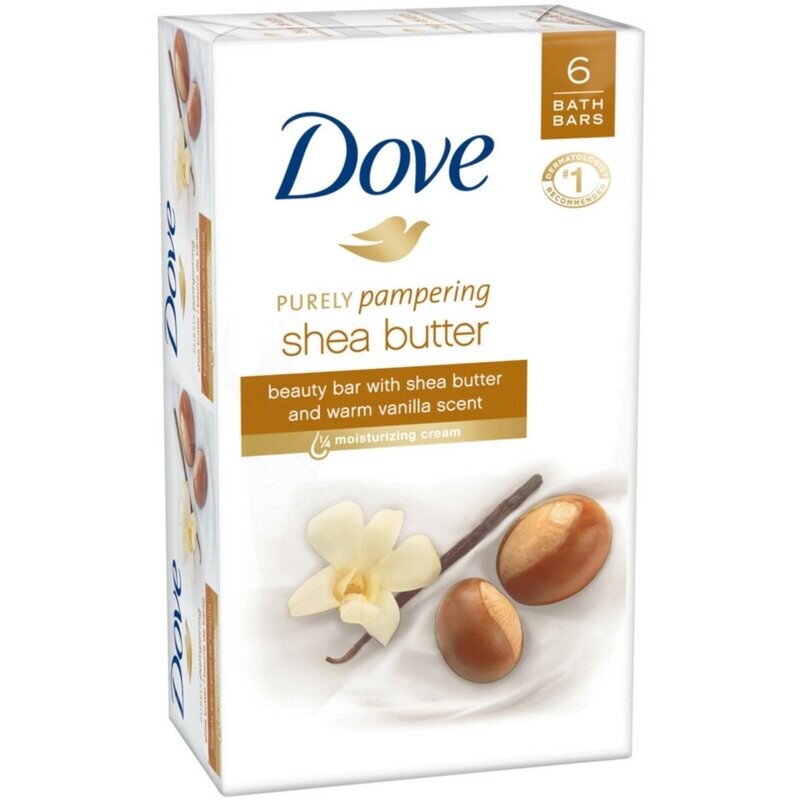 Dove Purely Pampering Beauty Bar Shea Butter 4 oz, 6 Bar
Sold Individually ($300)